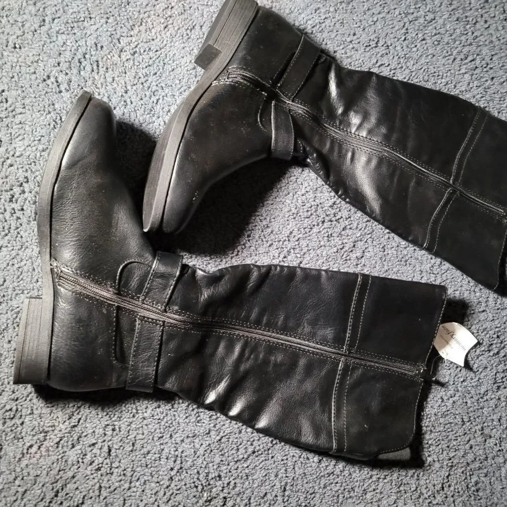 Croft & Barrow Womens Annie Riding Boots Size 8 W